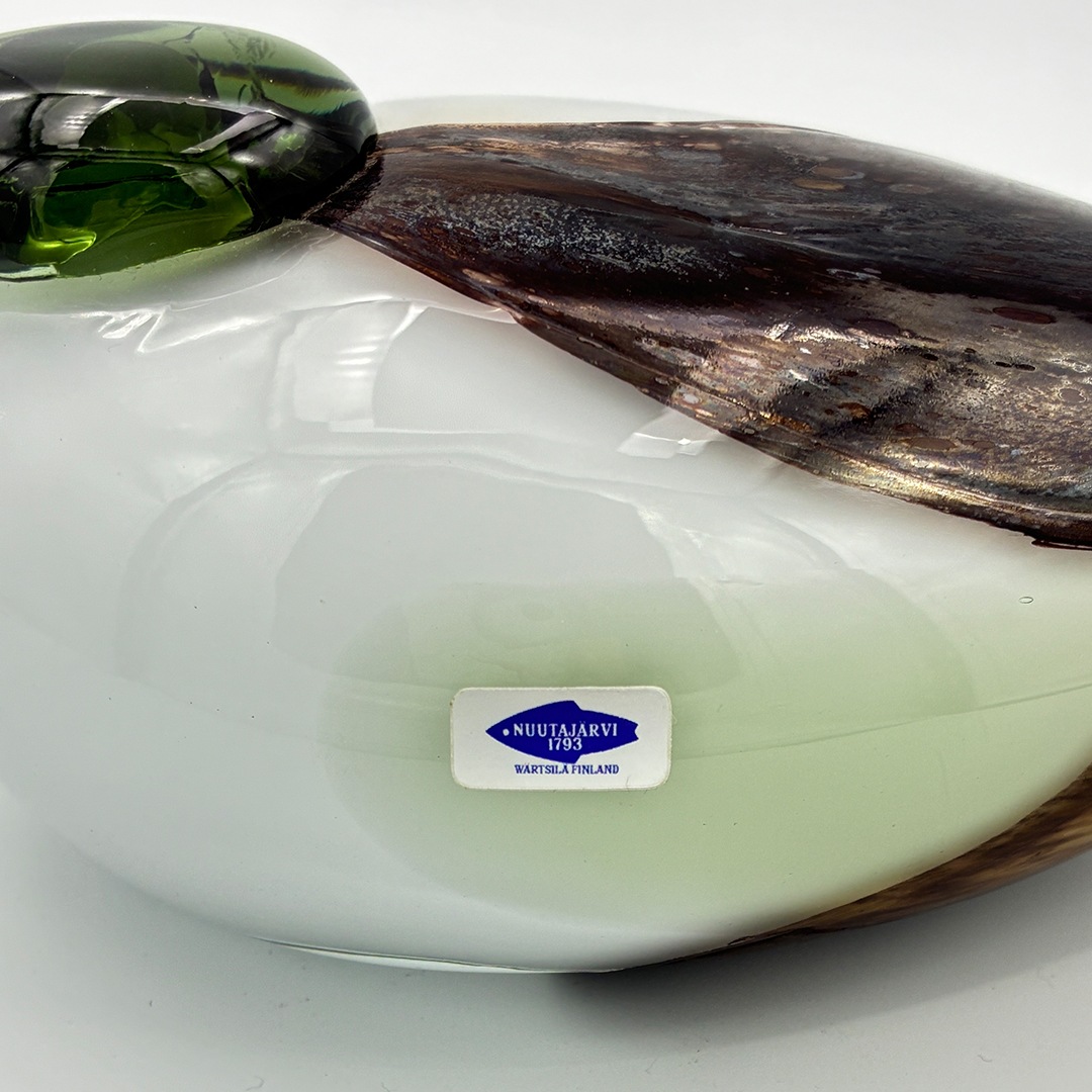 【ヴィンテージ】68 Haahka / Eider ホワイト×グリーン（オイバ・トイッカ／Oiva Toikka）