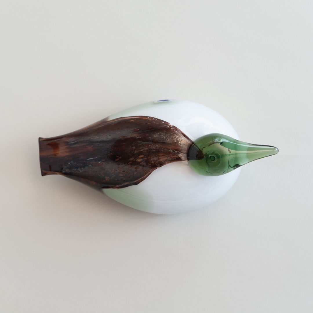 【ヴィンテージ】68 Haahka / Eider ホワイト×グリーン（オイバ・トイッカ／Oiva Toikka）