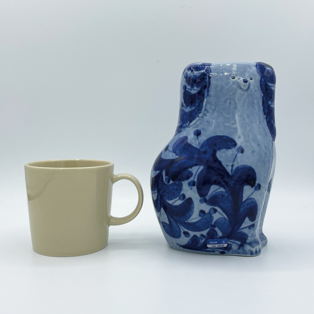 【ヴィンテージ】32 プードル（向かって右向き）（リサ・ラーソン／Lisa Larson）