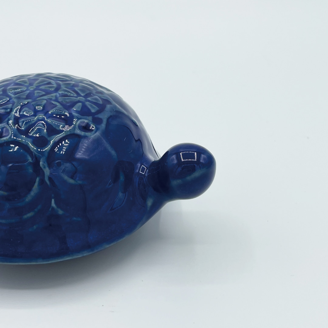 ヴィンテージ】33 青いカメ（リサ・ラーソン／Lisa Larson） フリー