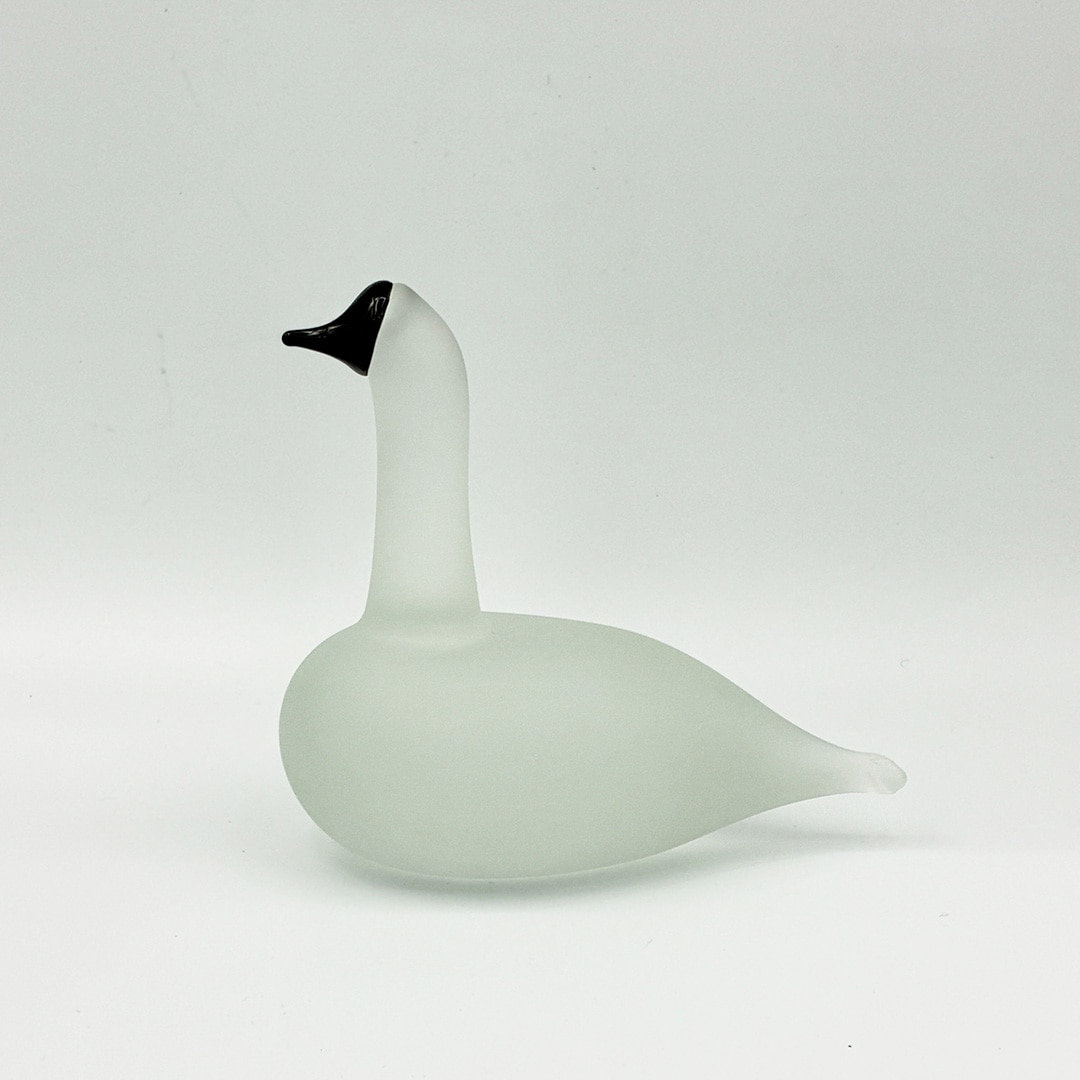 【ヴィンテージ】72 Lumihanhi / Snow Goose フロスト×ブラック（オイバ・トイッカ／Oiva Toikka）