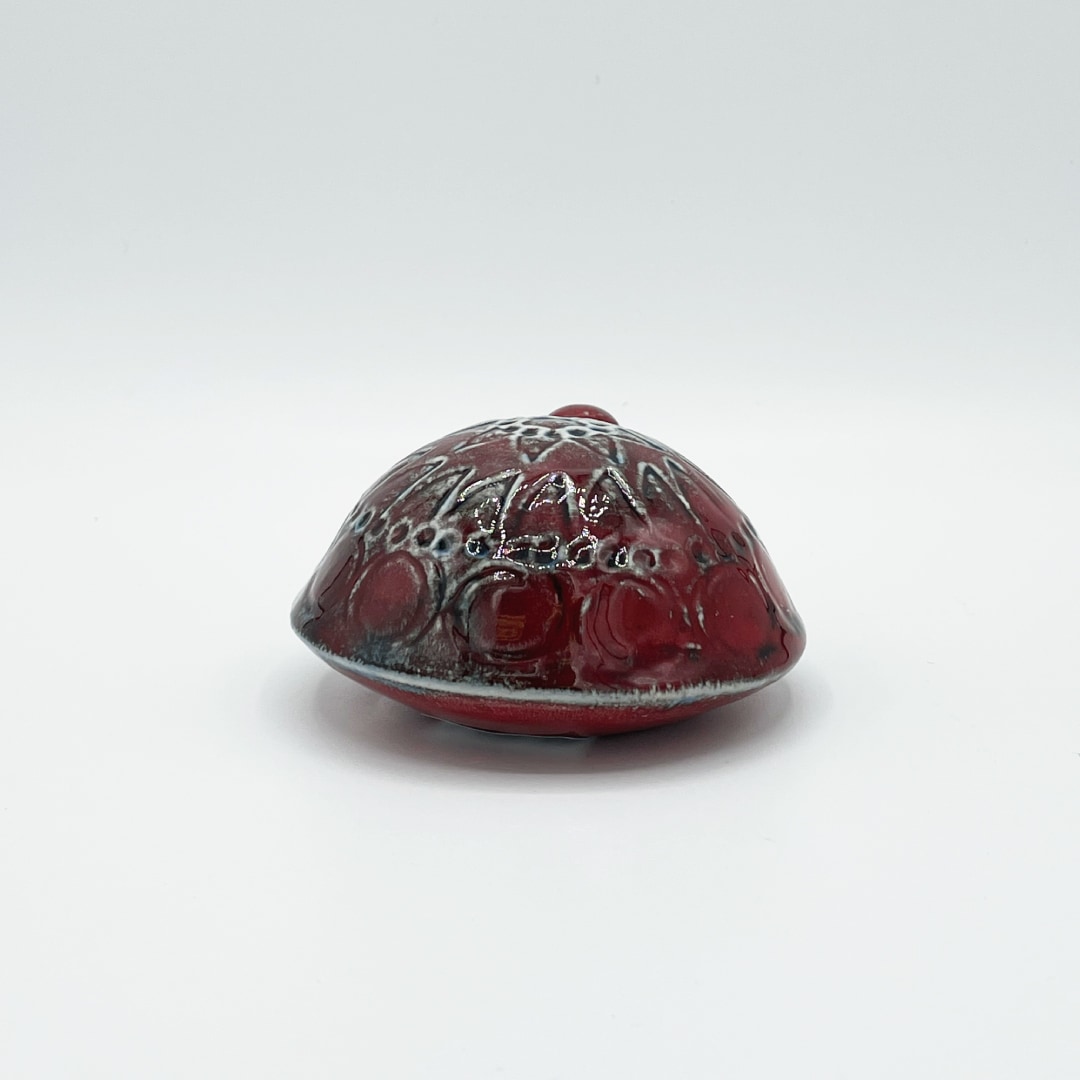 ヴィンテージ】34 赤いカメ（リサ・ラーソン／Lisa Larson） フリー