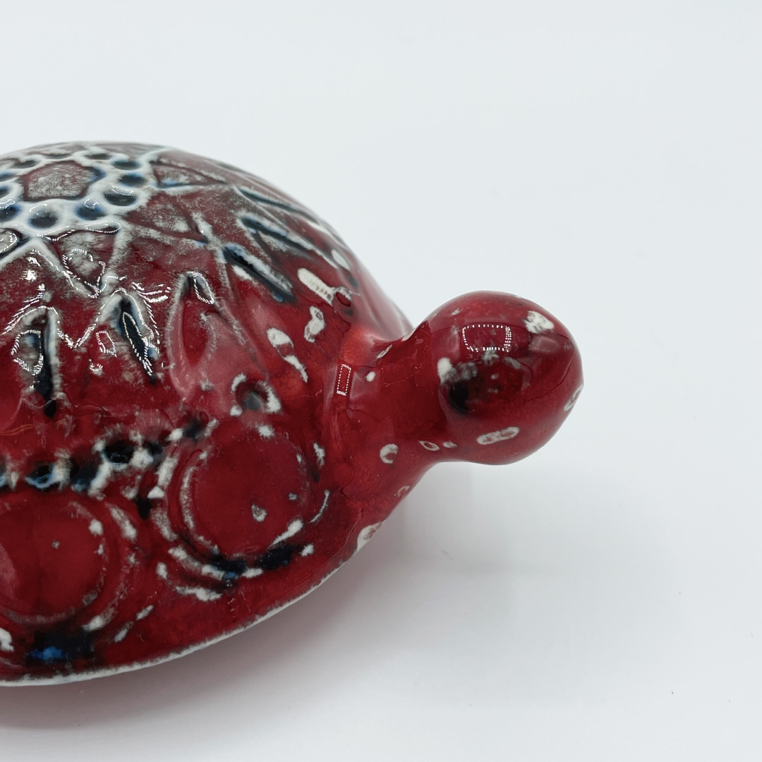 【ヴィンテージ】34 赤いカメ（リサ・ラーソン／Lisa Larson）