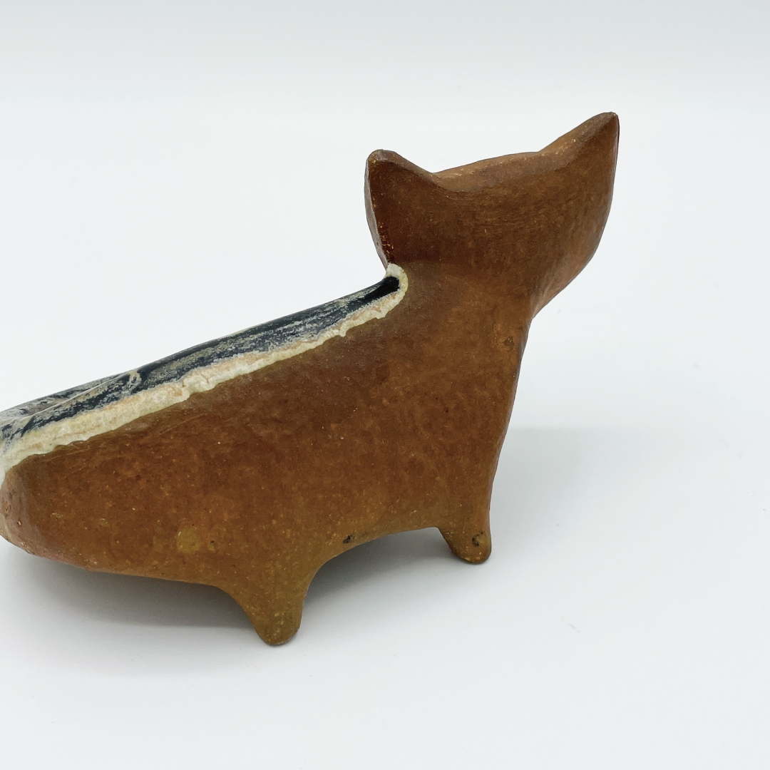 リサラーソン　Lilla Zooシリーズ（1955年）キツネ ヴィンテージオブジェ Lisa Larson Räv（キツネ） リサ・ラーソン