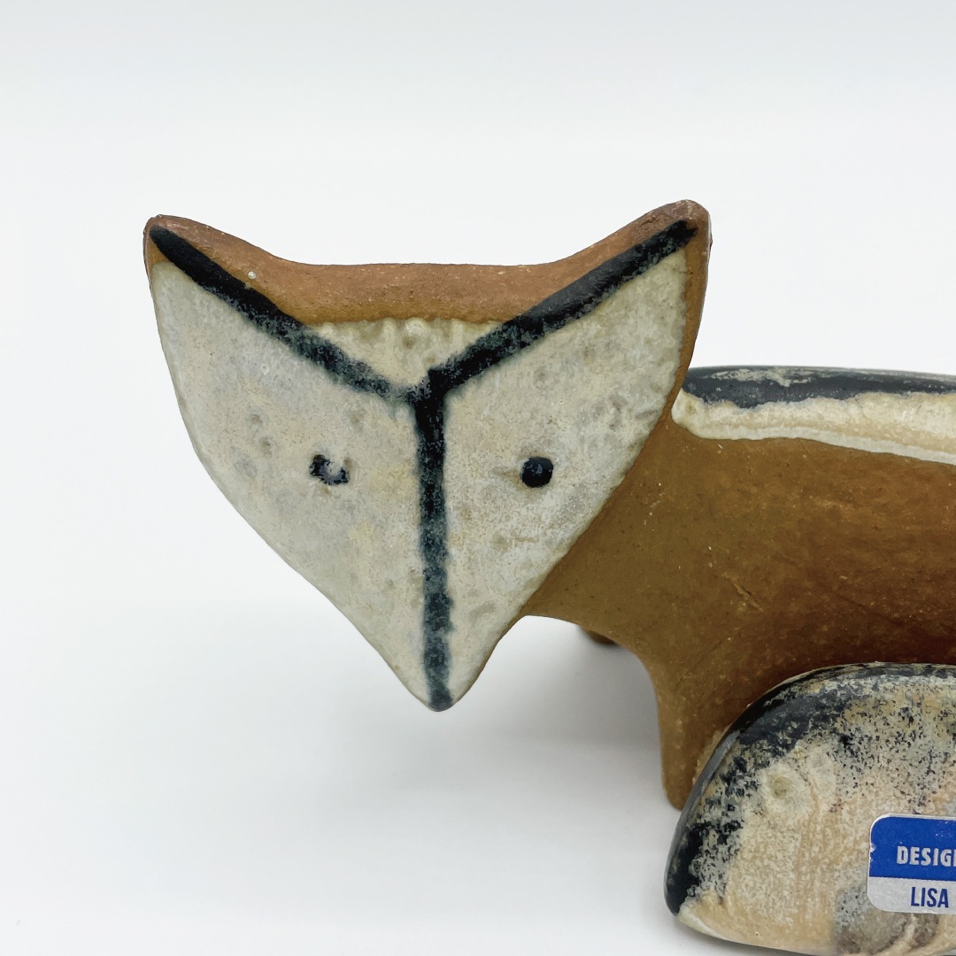 ヴィンテージ】37 キツネ（リサ・ラーソン／Lisa Larson） フリー