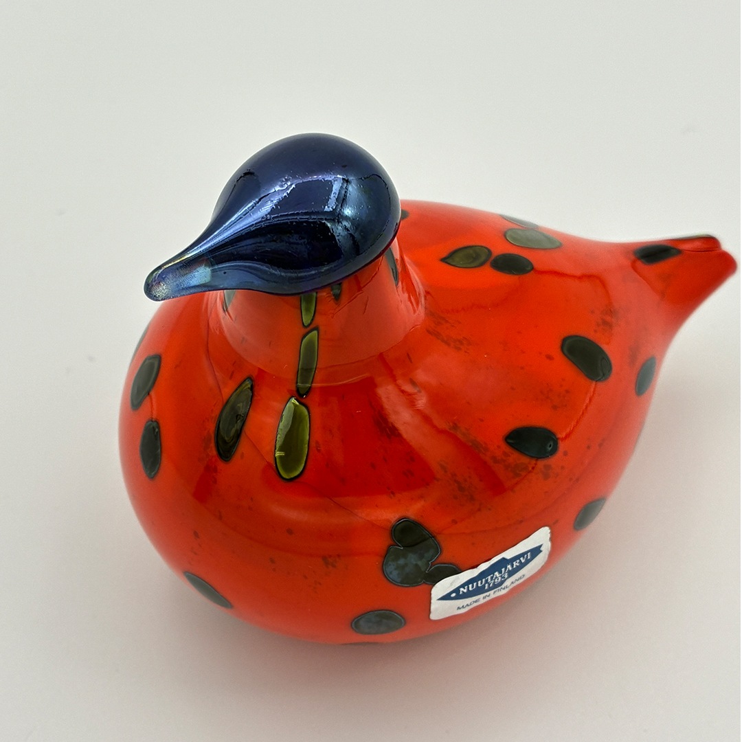 【ヴィンテージ】76 Tulitintti / Firebird オレンジ×ラスター（オイバ・トイッカ／Oiva Toikka）