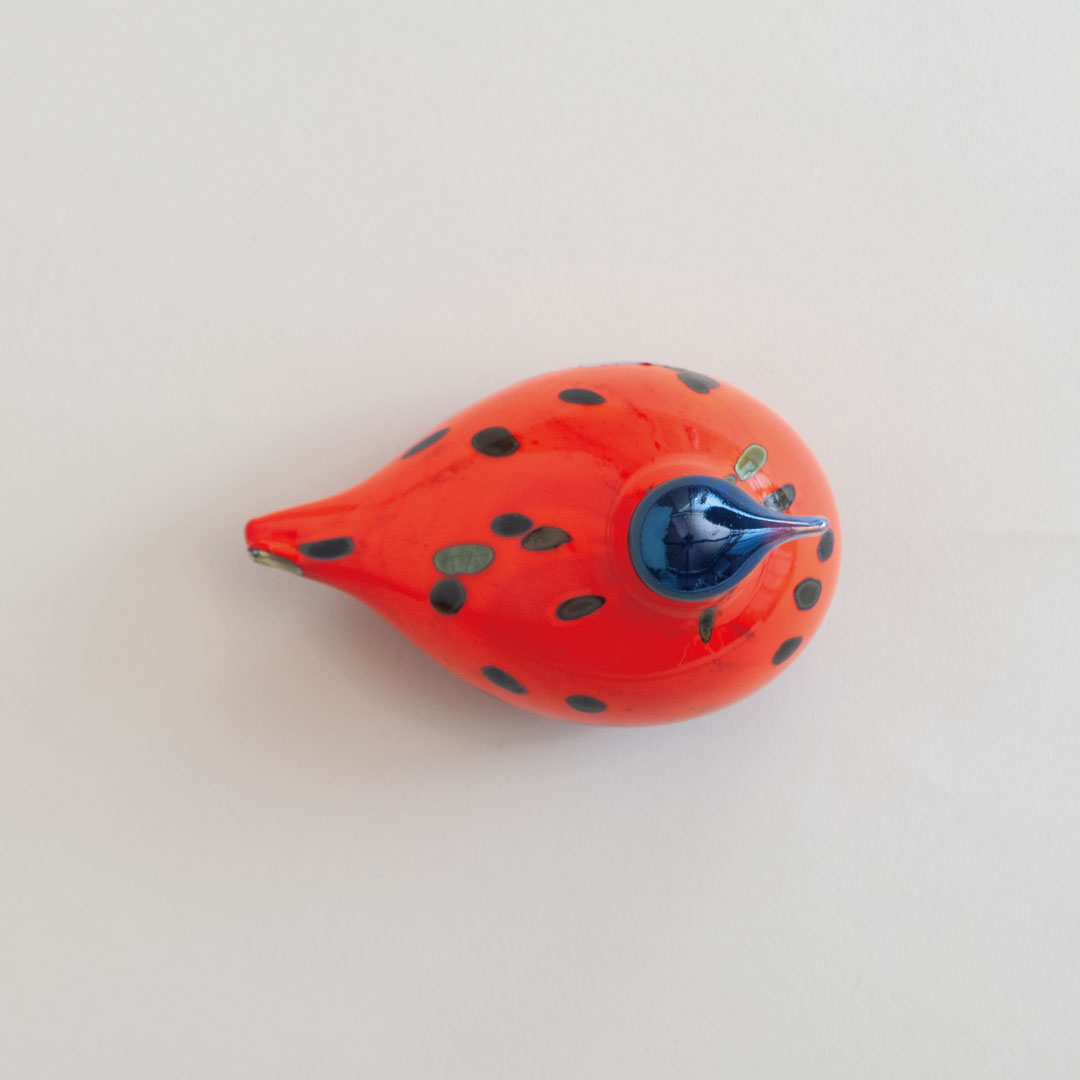 【ヴィンテージ】76 Tulitintti / Firebird オレンジ×ラスター（オイバ・トイッカ／Oiva Toikka）