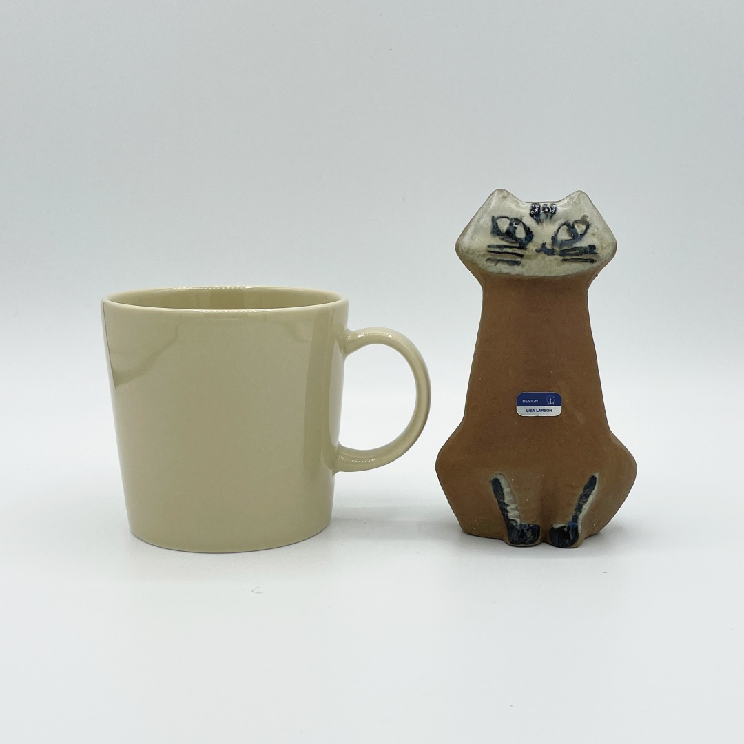 【ヴィンテージ】38 座ったネコ（リサ・ラーソン／Lisa Larson）