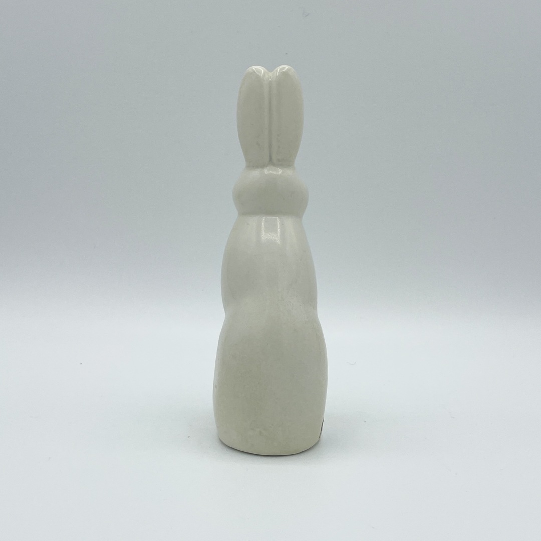 【ヴィンテージ】40 ウサギ 白（リサ・ラーソン／Lisa Larson）