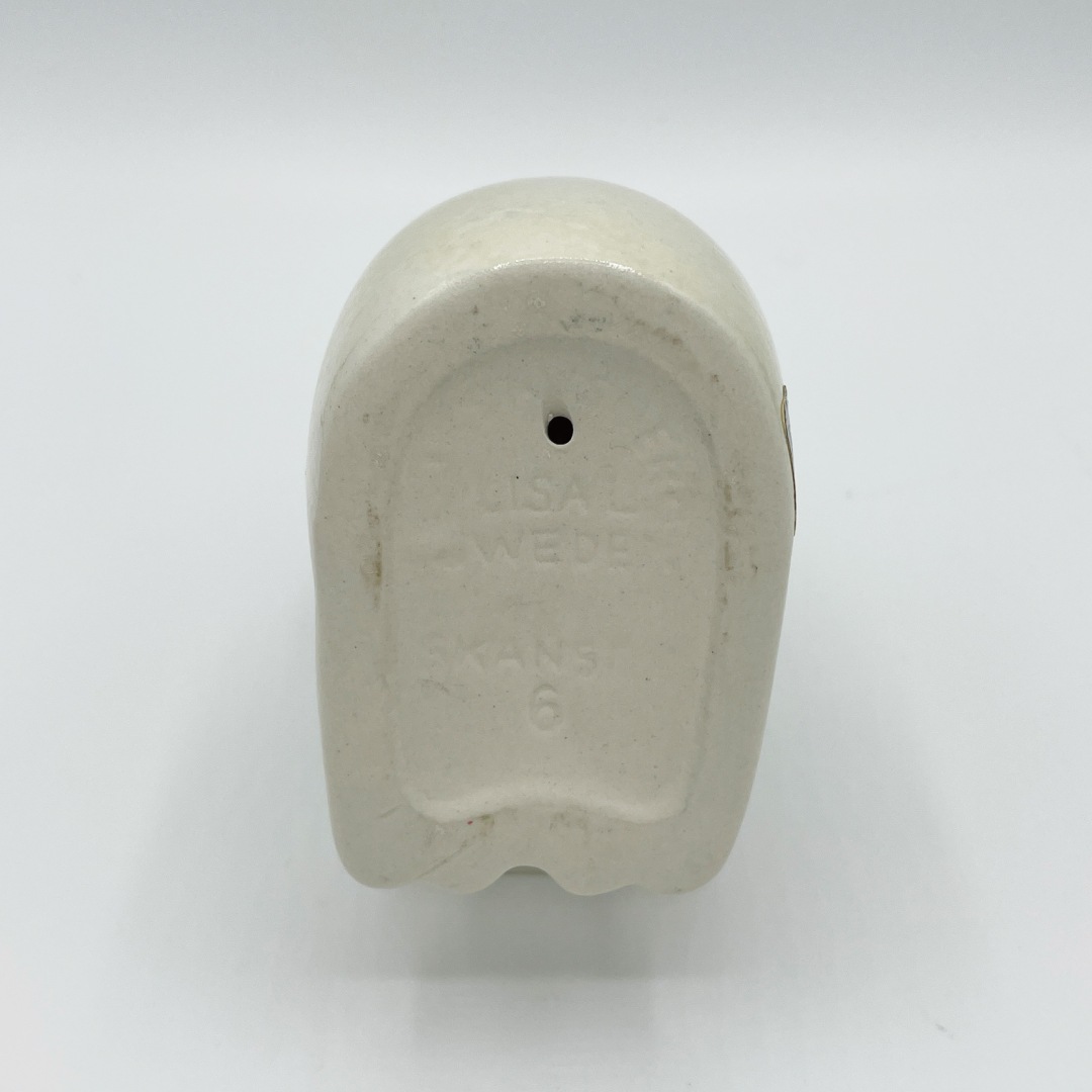 【ヴィンテージ】40 ウサギ 白（リサ・ラーソン／Lisa Larson）