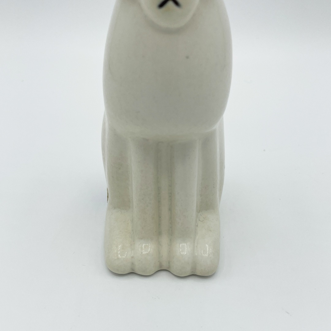 【ヴィンテージ】40 ウサギ 白（リサ・ラーソン／Lisa Larson）