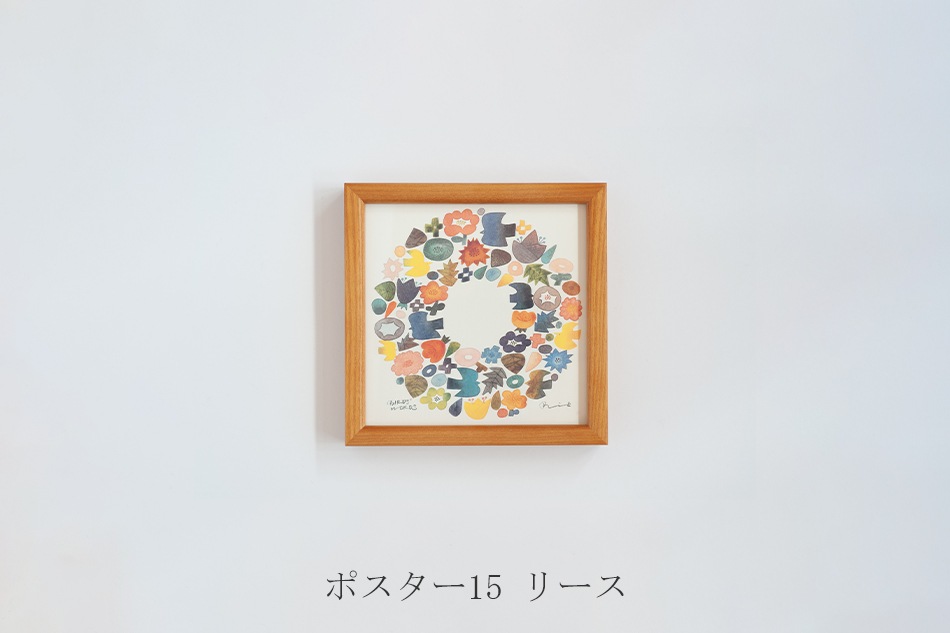 ポスター 木製フレーム（バーズワーズ／BIRDS' WORDS）