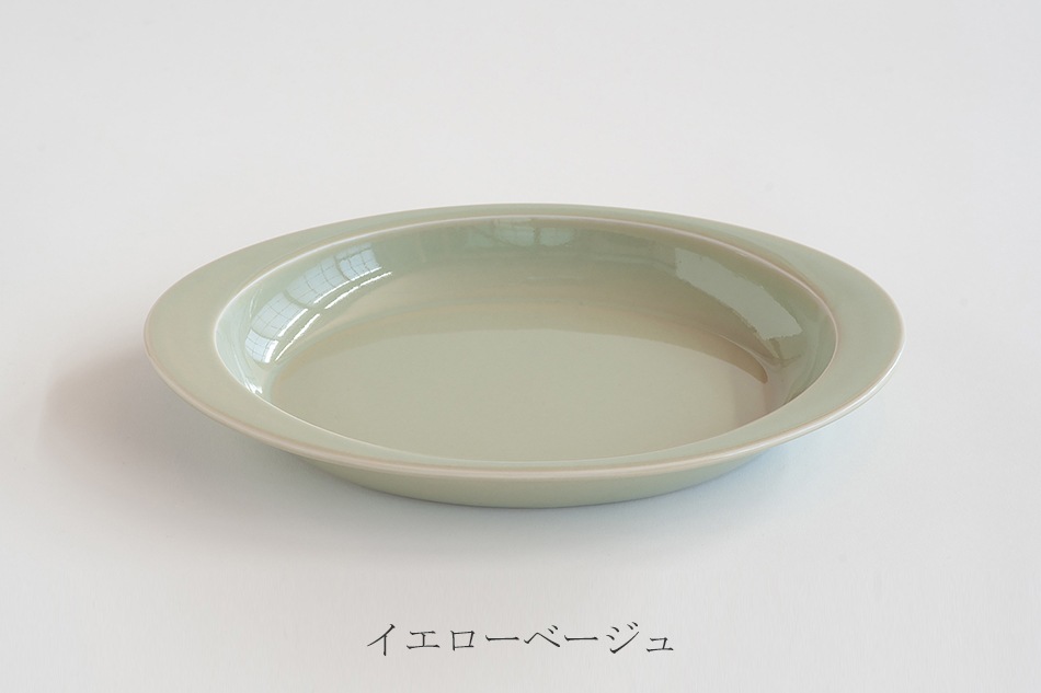 鹿児島睦　オーバル　プレート　皿　ハンドワーク 鹿児島睦さん 器 オーバルプレート ラージサイズ - メルカリ