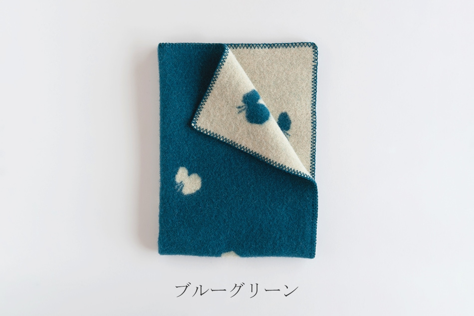 minaperhonenミナペルホネン　ハーフサイズブランケット KLIPPAN/mina perhonen シュニールコットン ハーフブランケット
