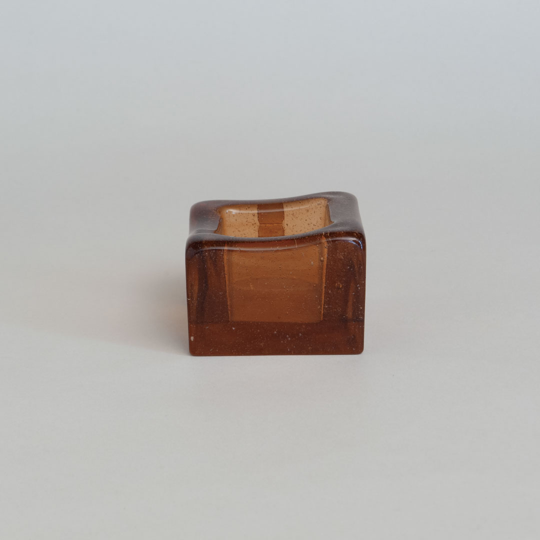 【ヴィンテージ】23 イグル／Igle アシュトレイ H6cm ブラウン（オイバ・トイッカ／Oiva Toikka）