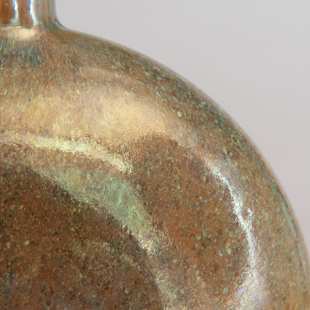 【ヴィンテージ】25 Mansikkapaikka フラワーベース H17cm グリーン(オイバ・トイッカ/Oiva Toikka)