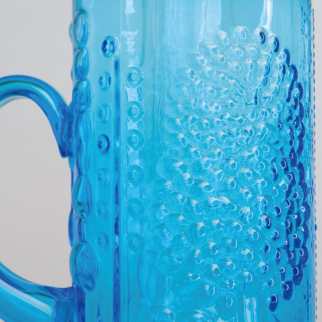 ヴィンテージ】29 フローラ／Flora ピッチャー H25.5cm ライトブルー