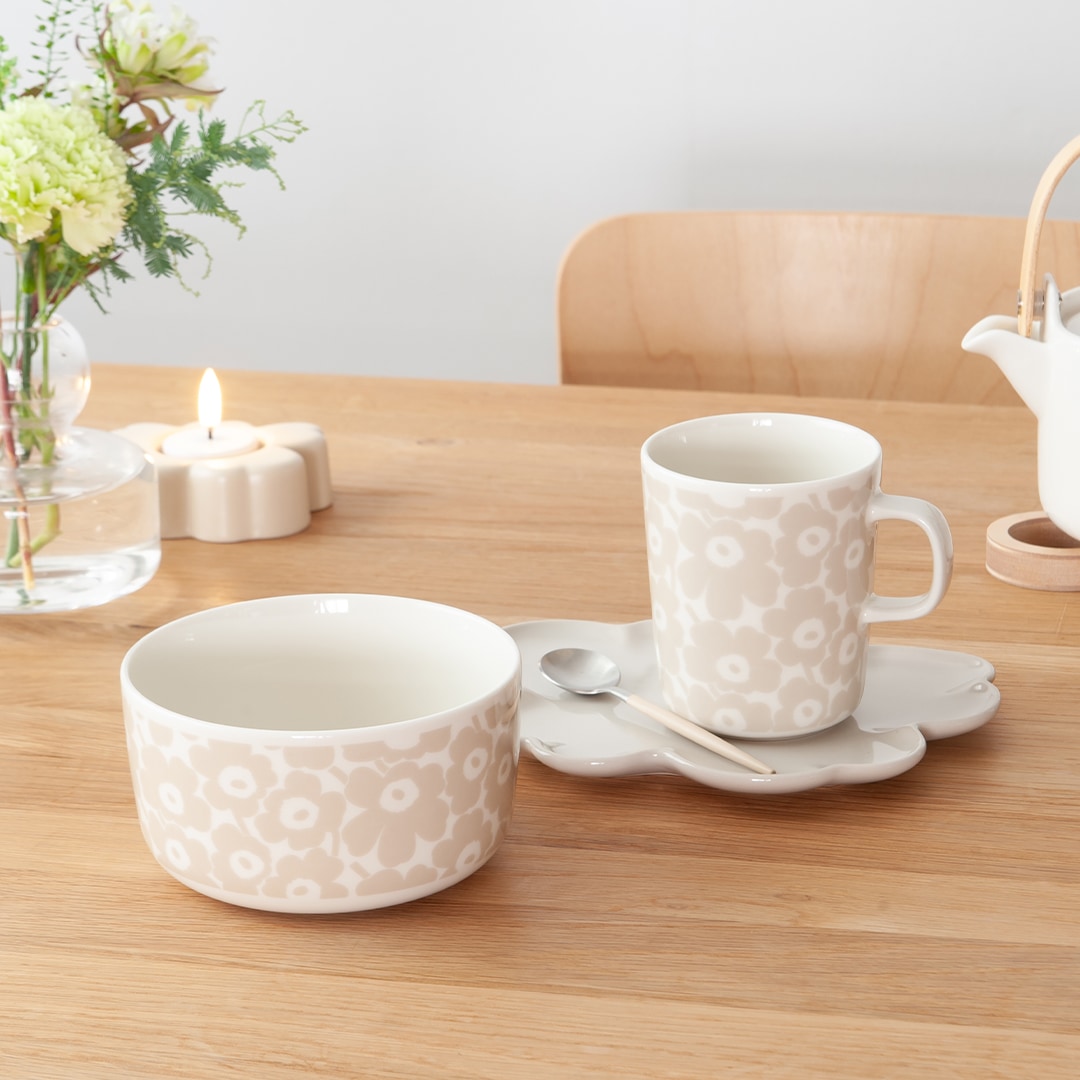 ピックイネン ウニッコ ホワイト×ストロー(マリメッコ/marimekko)