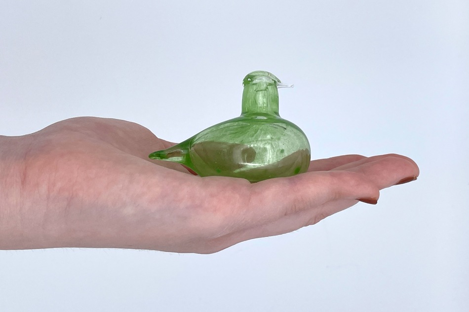 【ヴィンテージ】53 Hippiainen／Golden-Crested Kinglet  ライトグリーン