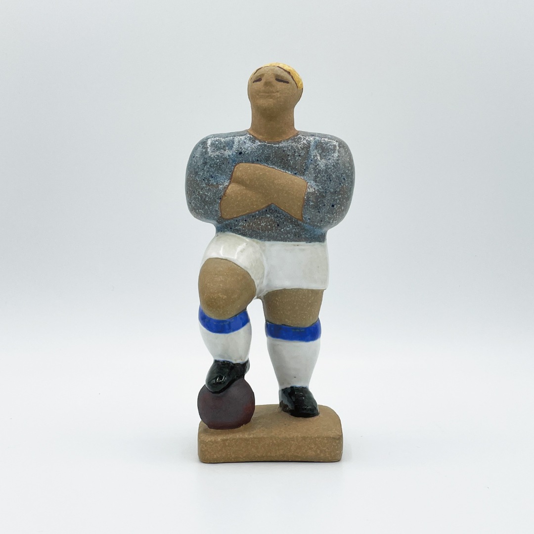 【ヴィンテージ】24 フットボールプレイヤー（リサ・ラーソン／Lisa Larson）