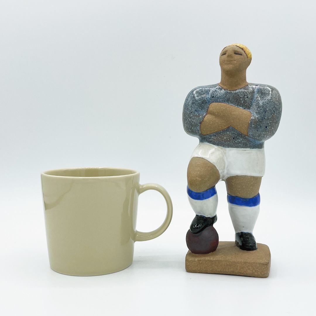 【ヴィンテージ】24 フットボールプレイヤー（リサ・ラーソン／Lisa Larson）