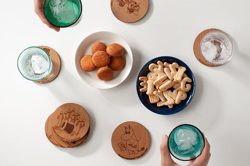 ムーミン 白樺コースター（ヴェイコ／Veico）