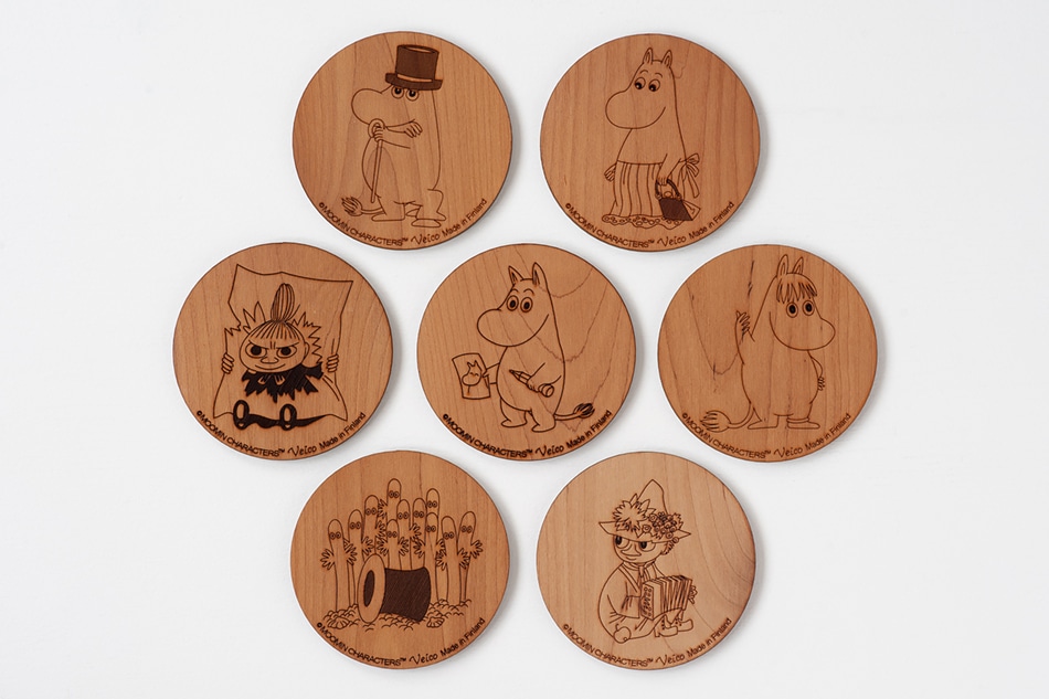 ムーミン 白樺コースター（ヴェイコ／Veico）