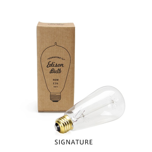 エジソンバルブ フリーデザイン 北欧 ロングライフ スタンダード