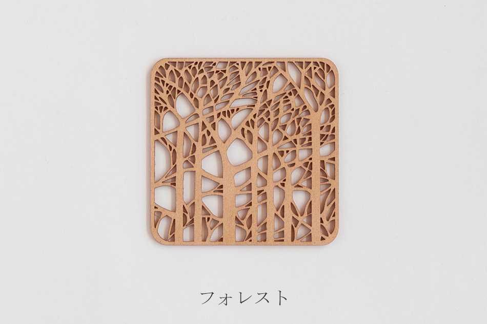 リトアニア木製コースター