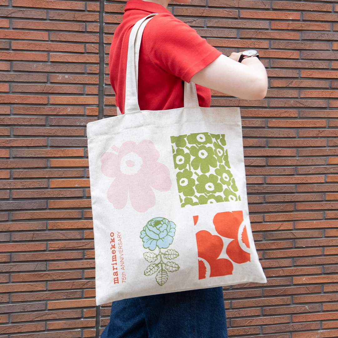 日本限定】75th Anniversary トートバッグ（マリメッコ／marimekko