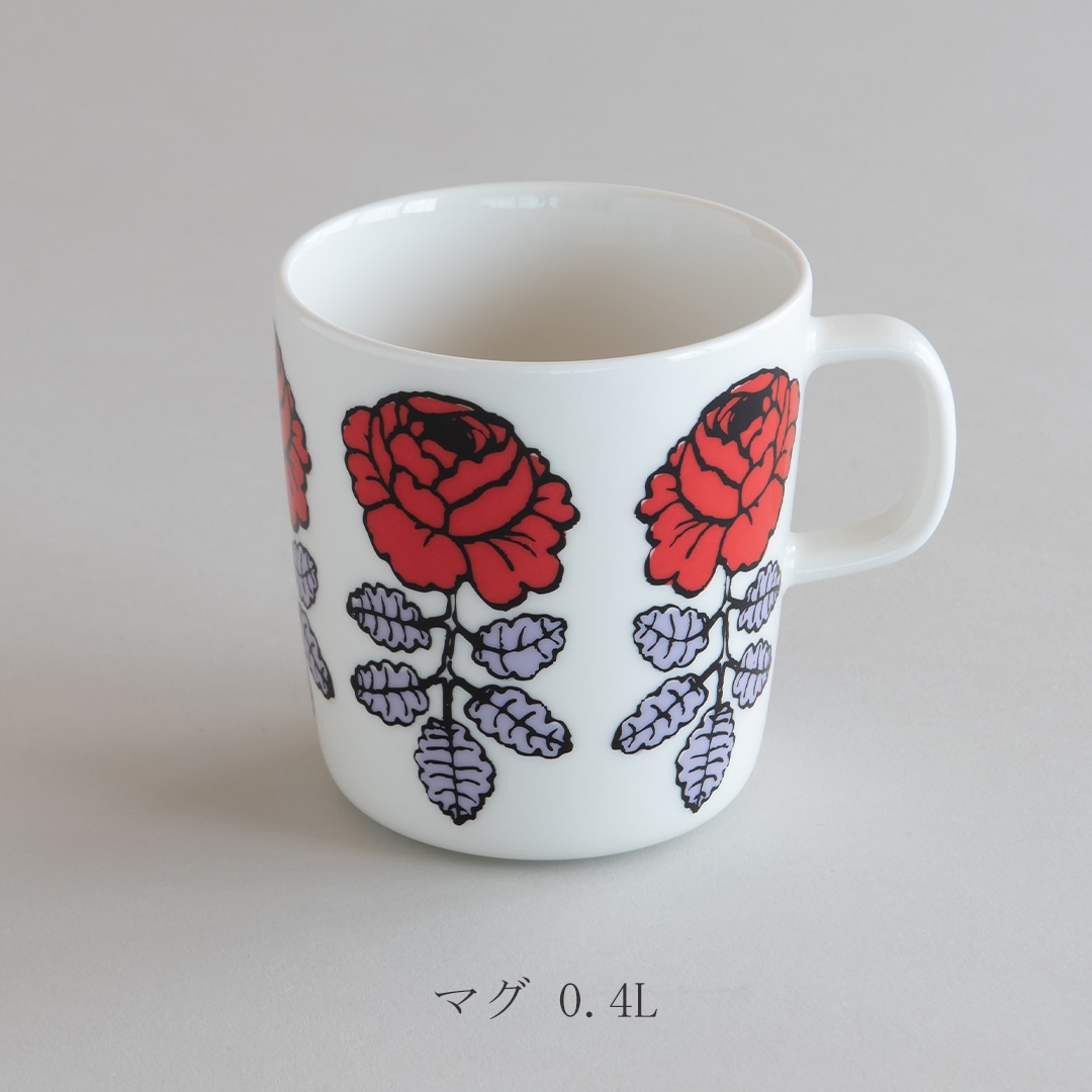 アジア限定】ヴィヒキルース レッド×ライラック（マリメッコ