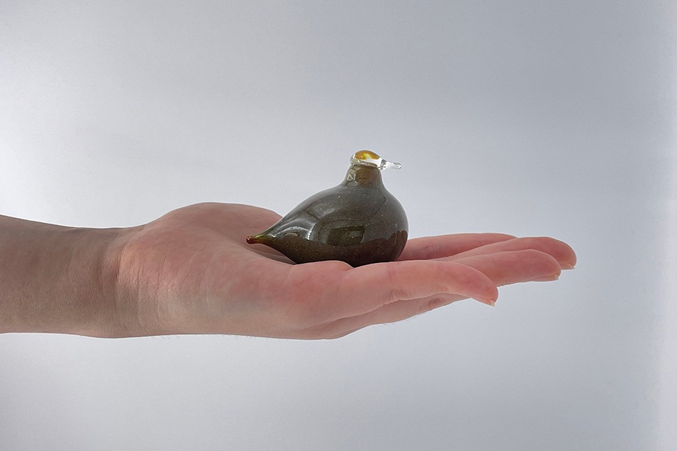 【ヴィンテージ】06 Hippiäinen/Golden-Crested Kinglet カーキ×ゴールド