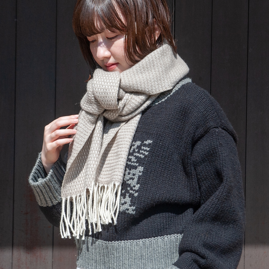 ヒューゴ／HUGO ウール マフラー（クリッパン／KLIPPAN）