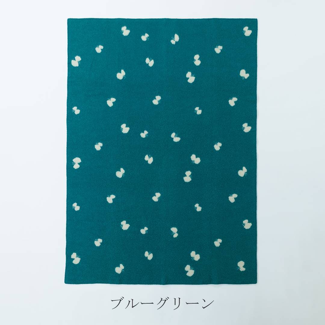 CHOUCHO ウールブランケット シングル（クリッパン×ミナ ペルホネン