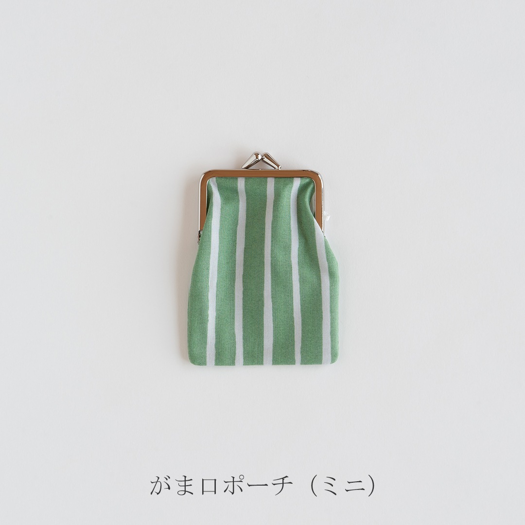 Pieni Green Green Iso Kukkaro がま口ポーチ | Katsuji