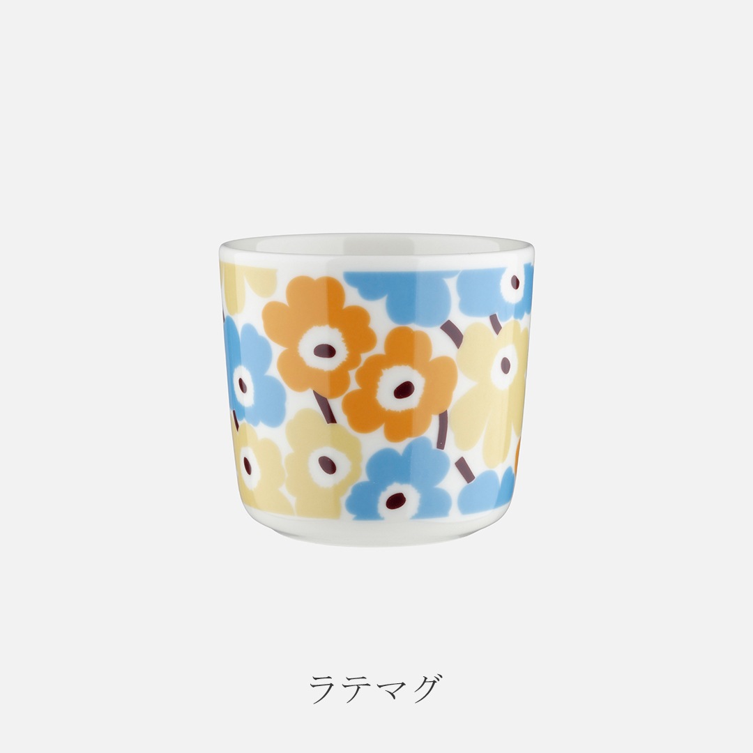 ピックイネン ウニッコ スカイブルー×オレンジ(マリメッコ/marimekko)