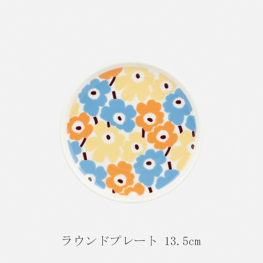 ピックイネン ウニッコ スカイブルー×オレンジ(マリメッコ/marimekko)