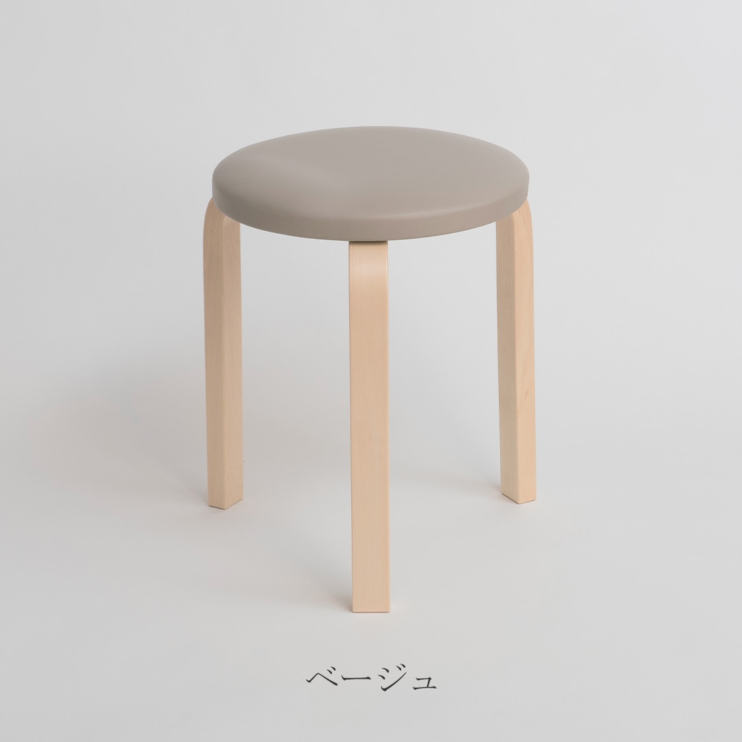 スツール 60 レザー（アルテック／Artek）