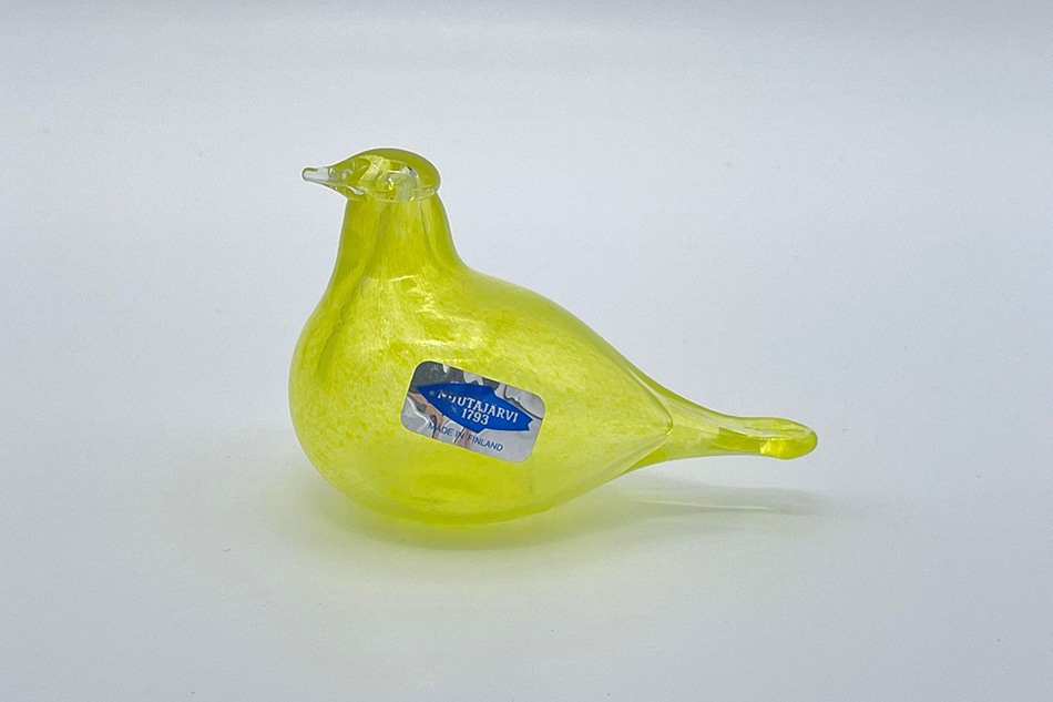 【ヴィンテージ】16 Hippiäinen／Golden-Crested Kinglet イエロー