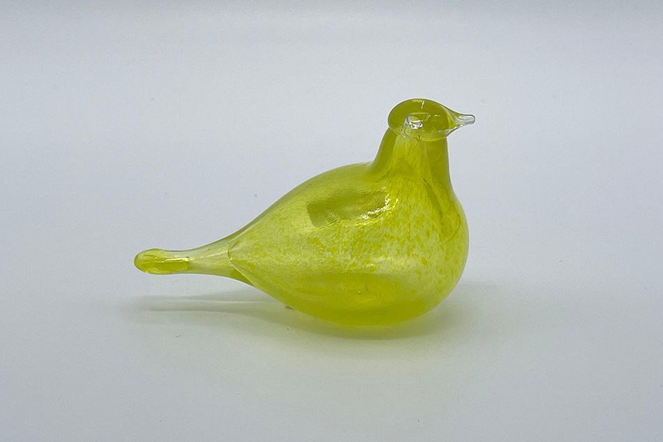 【ヴィンテージ】16 Hippiäinen／Golden-Crested Kinglet イエロー