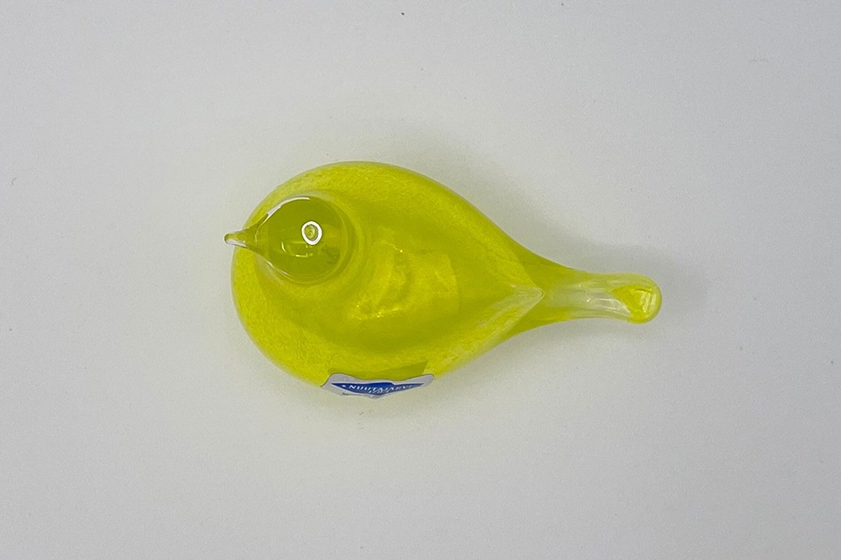 【ヴィンテージ】16 Hippiäinen／Golden-Crested Kinglet イエロー