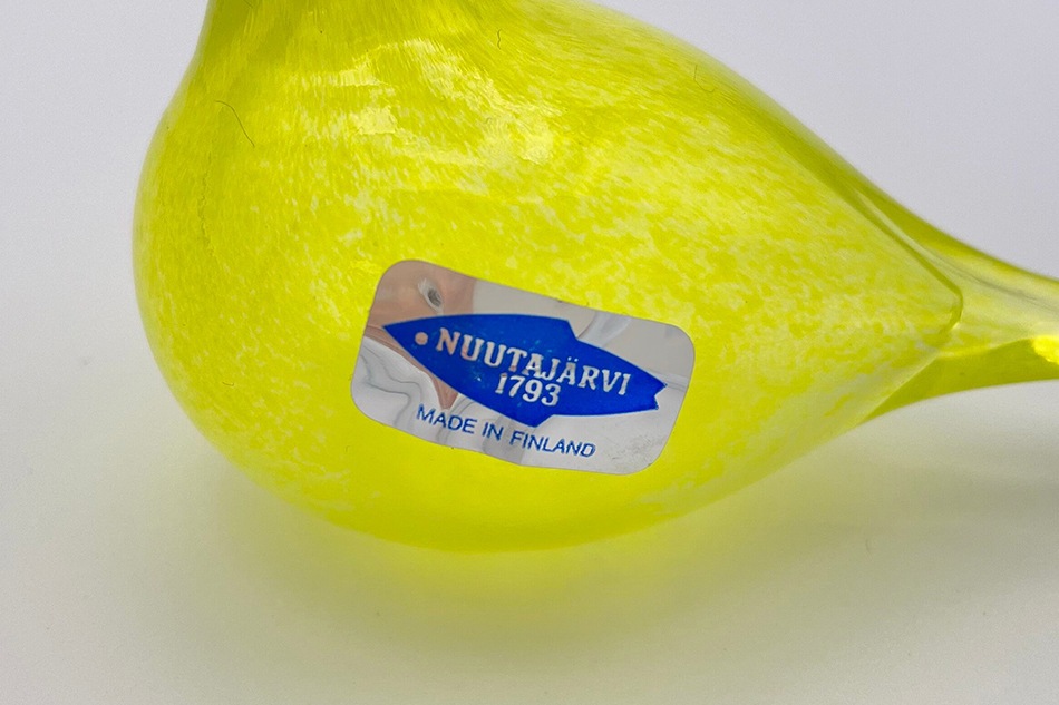 【ヴィンテージ】16 Hippiäinen／Golden-Crested Kinglet イエロー