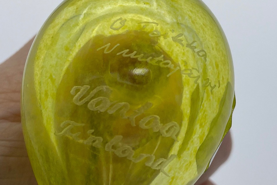 【ヴィンテージ】16 Hippiäinen／Golden-Crested Kinglet イエロー