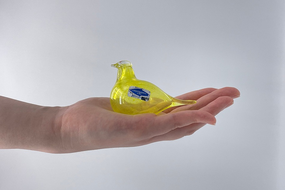 【ヴィンテージ】16 Hippiäinen／Golden-Crested Kinglet イエロー