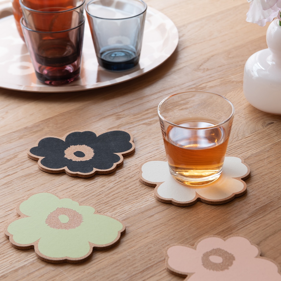 ウニッコ コルク コースター 12cm（マリメッコ／marimekko） フリー
