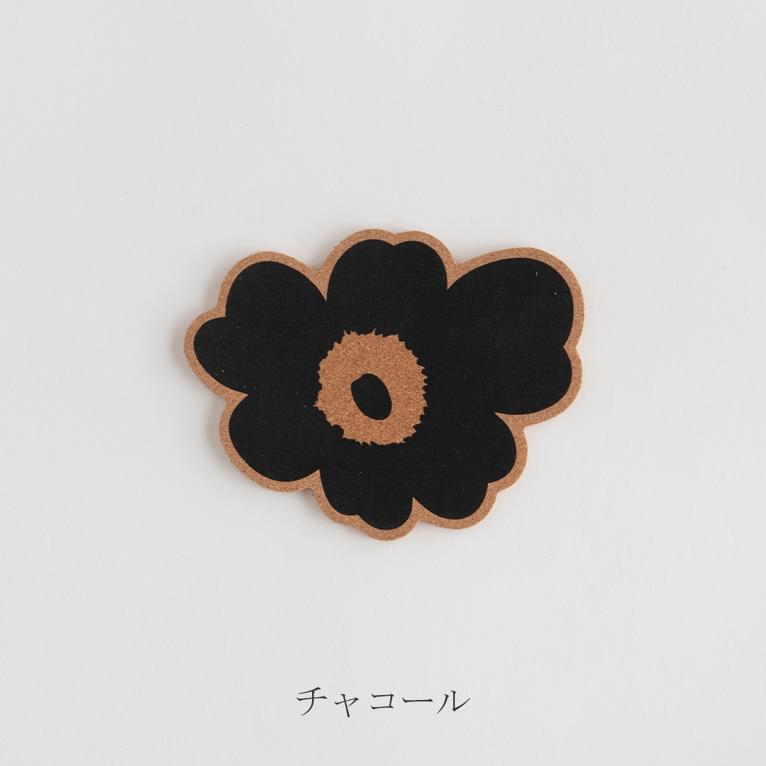 ウニッコ コルク コースター 12cm（マリメッコ／marimekko） フリー