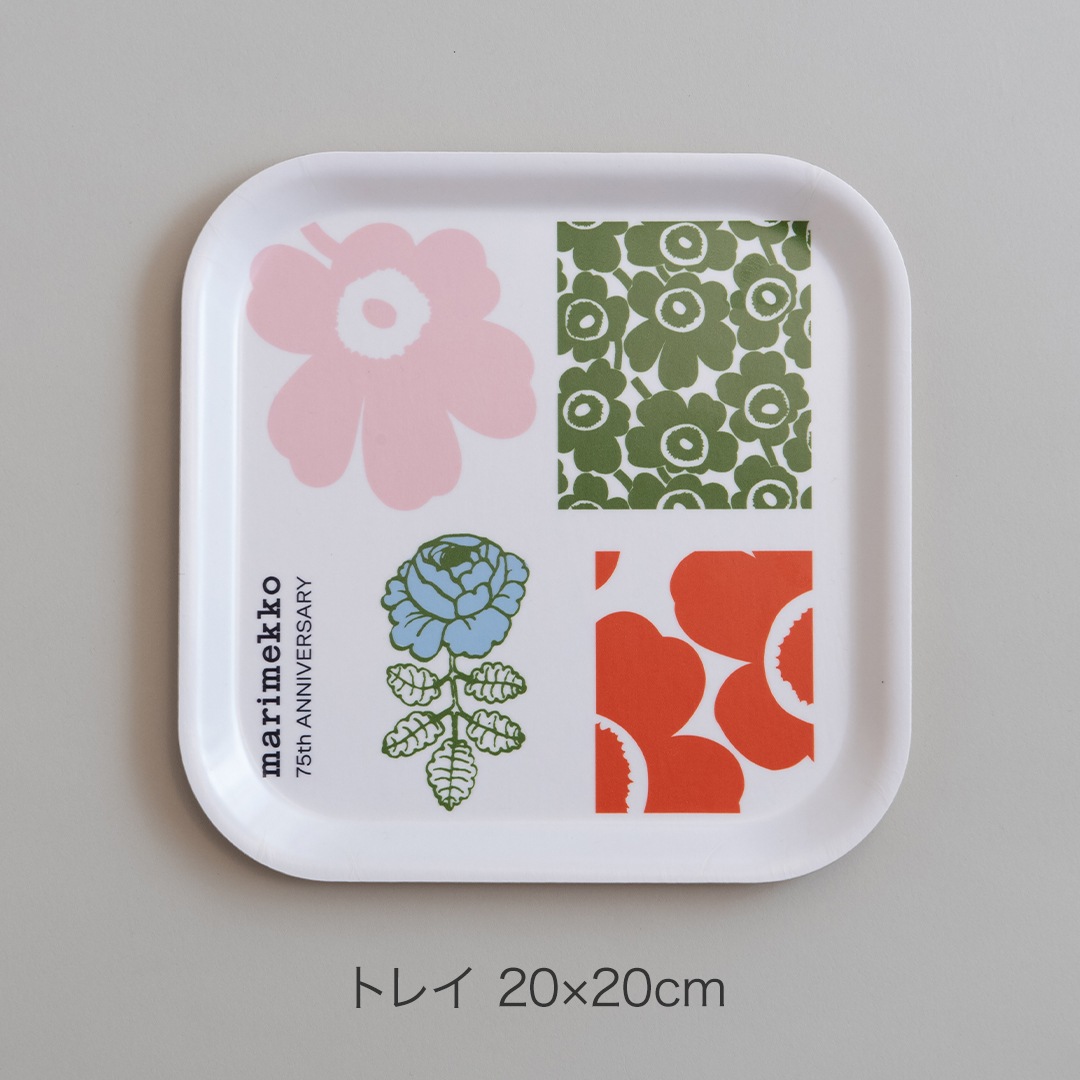 【レア】marimekko　ロゴ　ディスプレイ　マリメッコ 日本限定】75th Anniversary コレクション（マリメッコ／marimekko