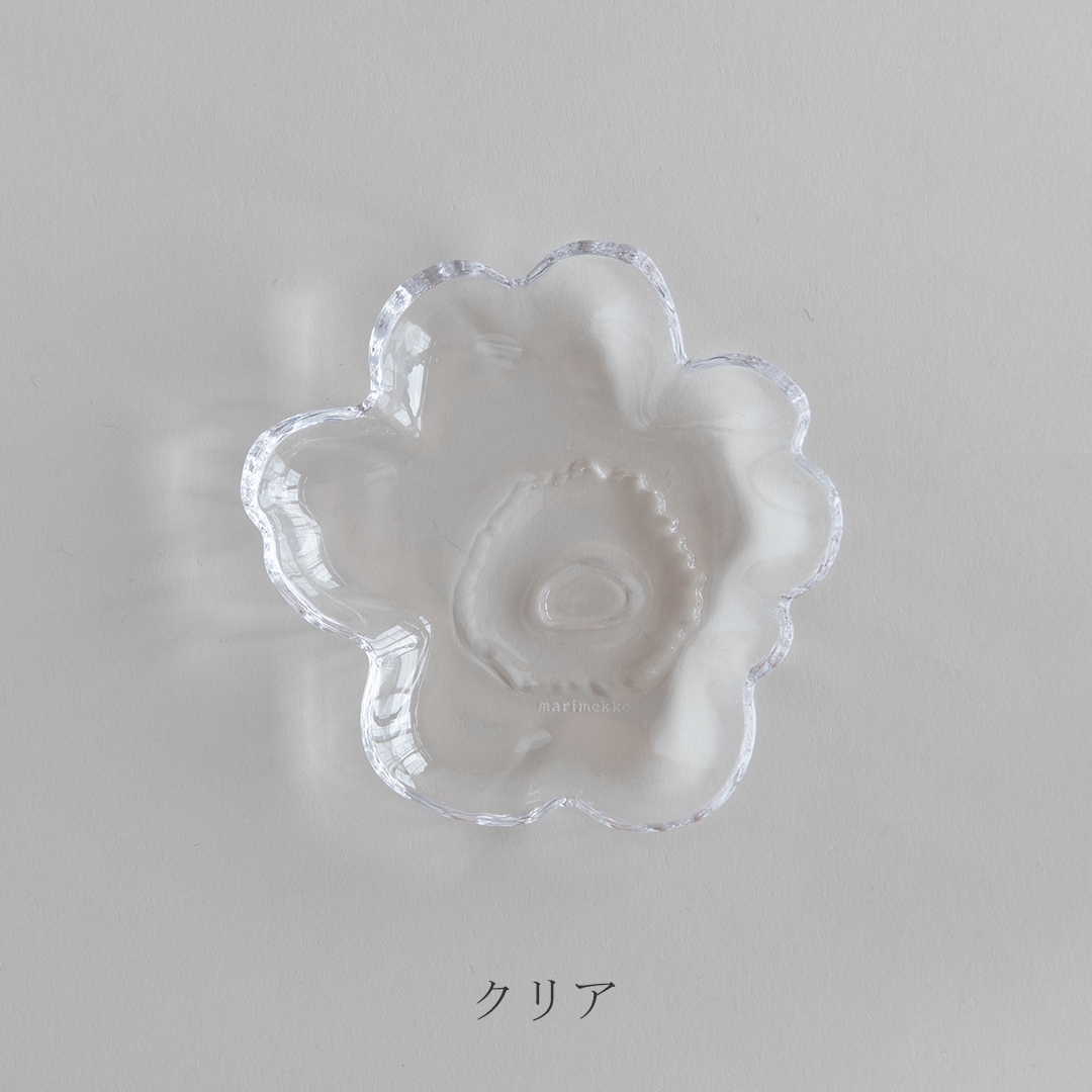 ウニッコ ガラスプレート 13cm(マリメッコ/marimekko)