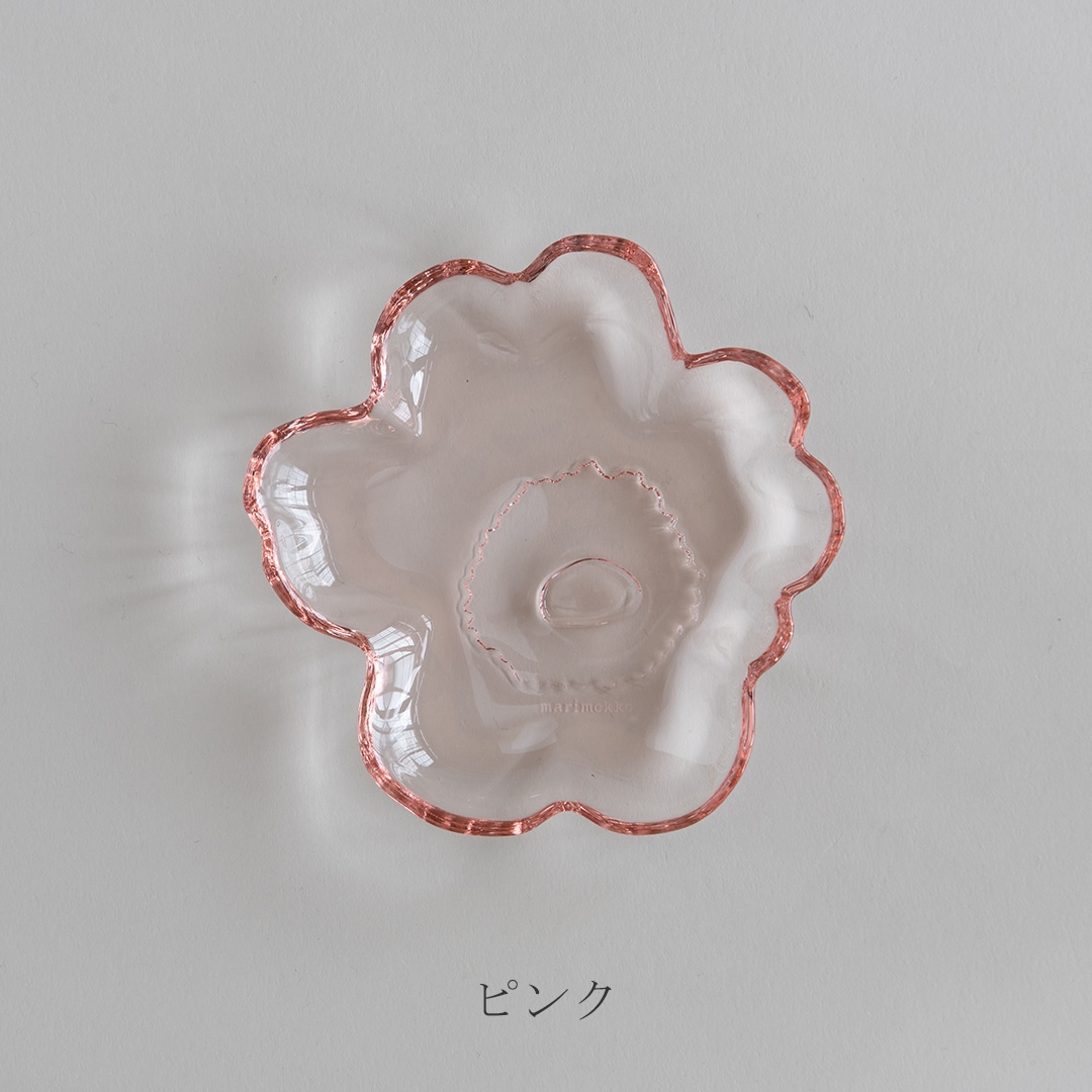 ウニッコ ガラスプレート 13cm（マリメッコ／marimekko） フリー