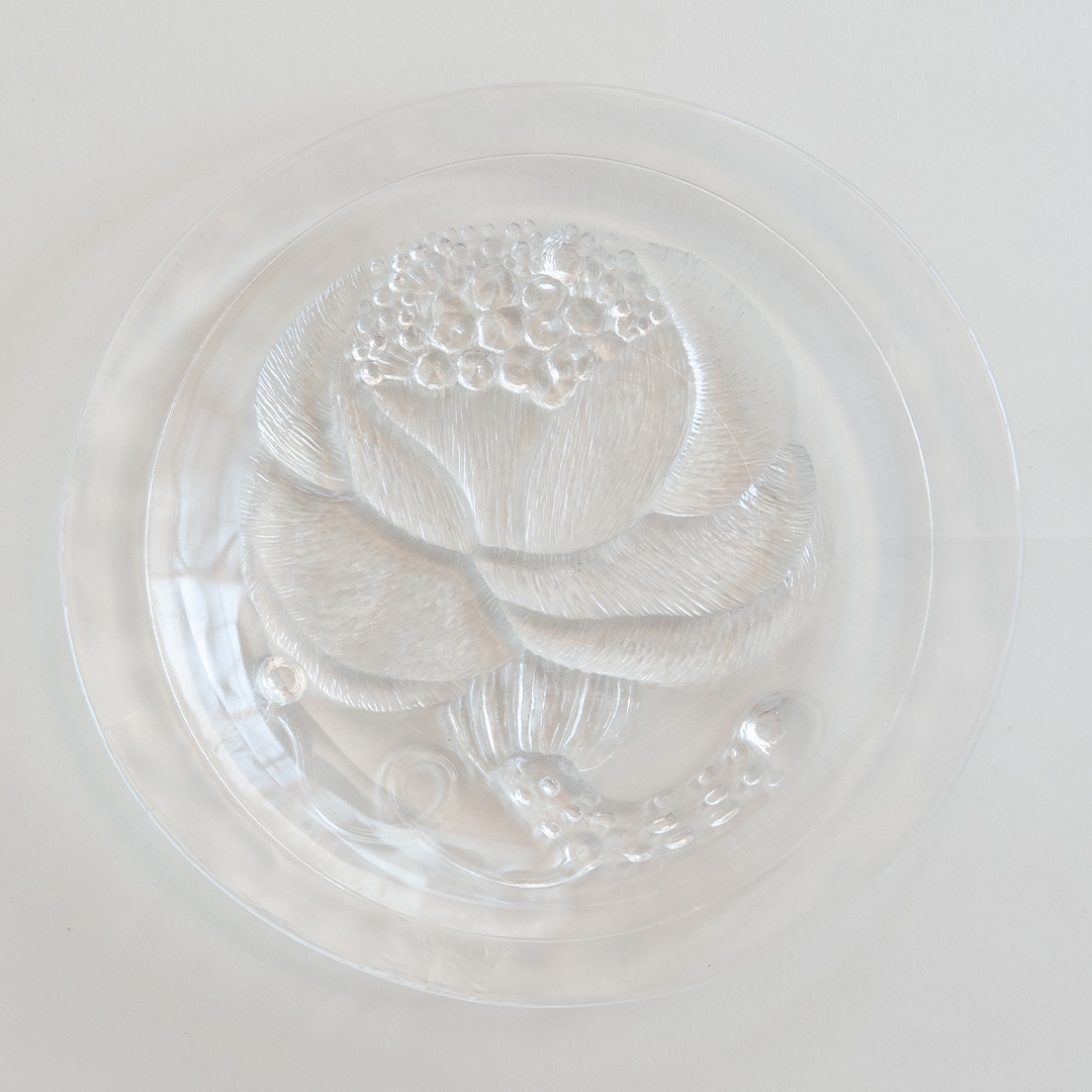 ヴィンテージ】03 ピオニ／Pioni プレート 21cm クリア（オイバ